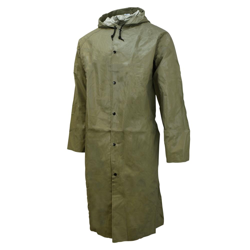 45AC Magnum Coat with Attached Hood - Green - Size S