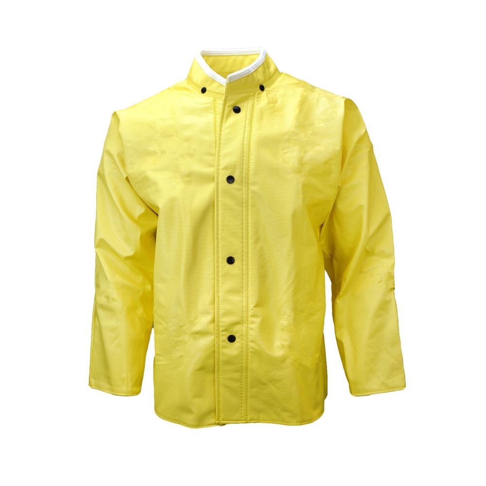 56SJ Dura Quilt Jacket with Snaps for Hood - Safety Yellow - Size L
