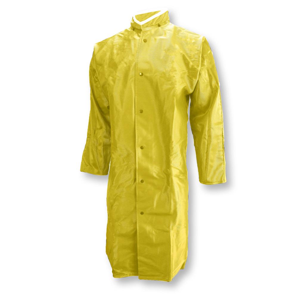 56SC Dura Quilt Coat with Snaps - Safety Yellow - Size 4X