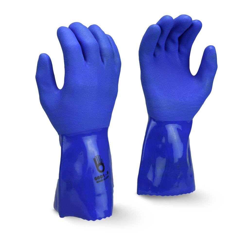 6601 Triple-Dipped 12? PVC/Nitrile Gauntlet Glove - Size S