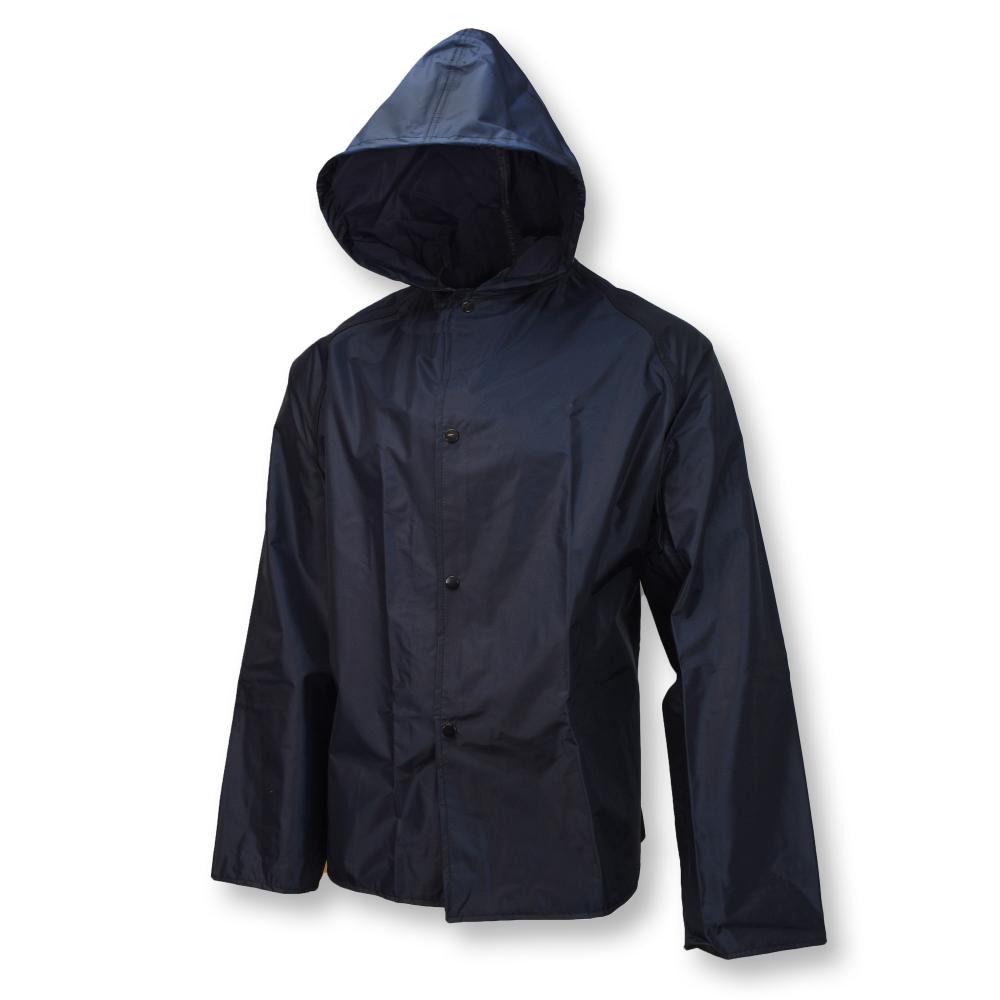 77AJ Sani Light Jacket with Hood - Navy - Size S