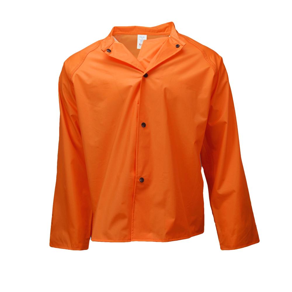 77SJ Sani Light Jacket with Snaps - Orange - Size 2X