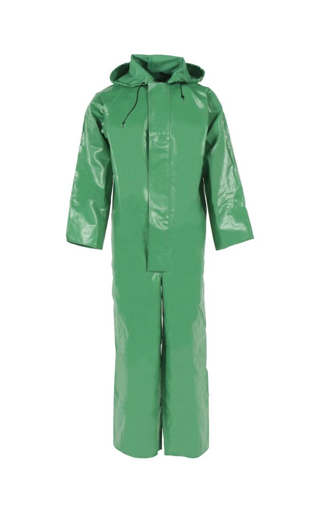 96ACA Chem Shield Coverall with Hood - Green - Size S