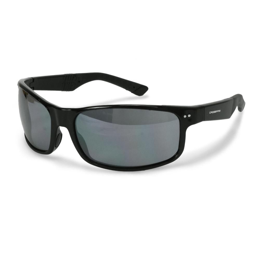 CK7™ Premium Safety Eyewear - Shiny Black Frame - Silver Mirror Lens