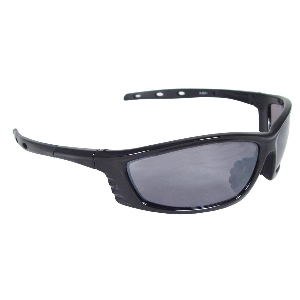 Chaos™ Safety Eyewear - Black Frame - Silver Mirror Lens