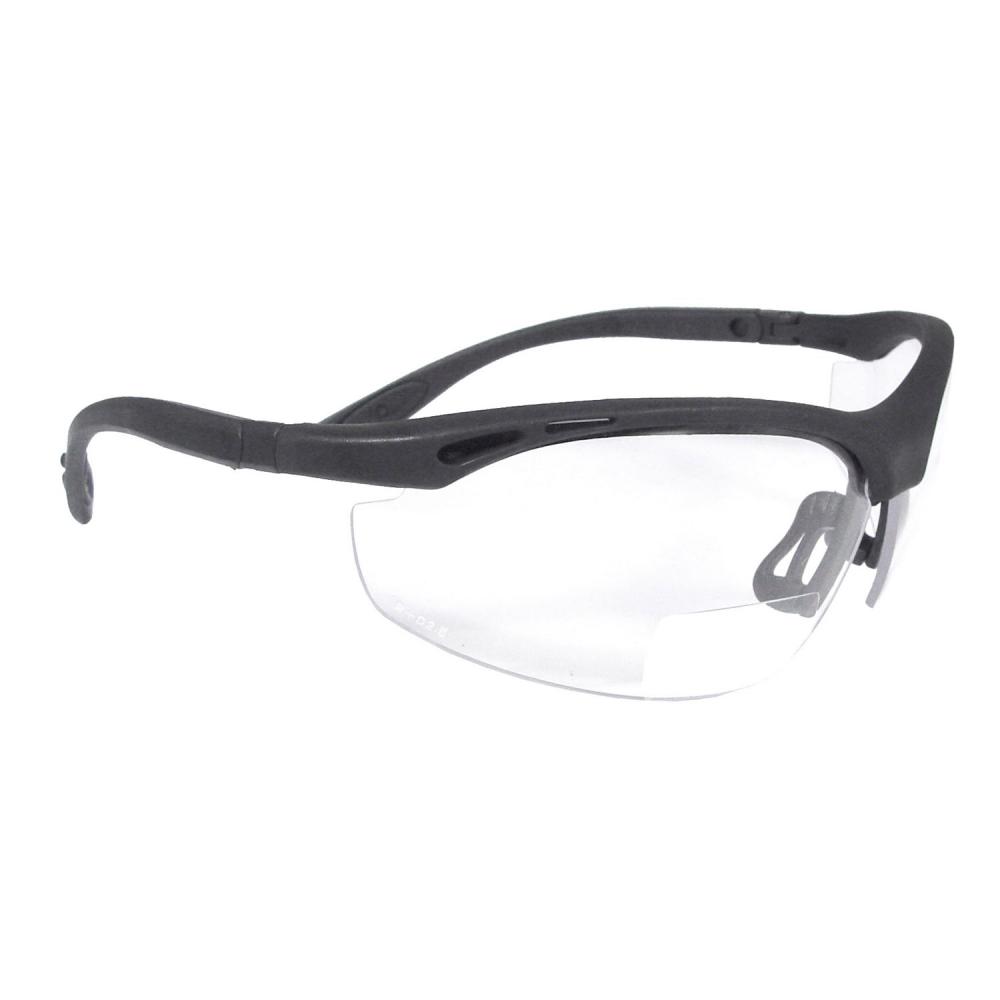 Cheaters® Bi-Focal Eyewear - Black Frame - Clear Lens - 2.0 Diopter