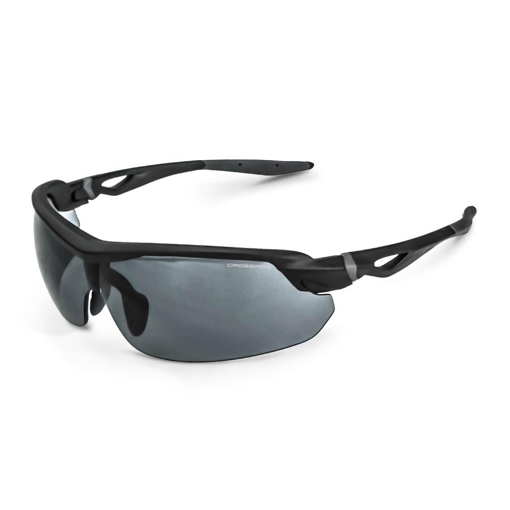 Cirrus Premium Safety Eyewear - Matte Black Frame - Smoke Lens