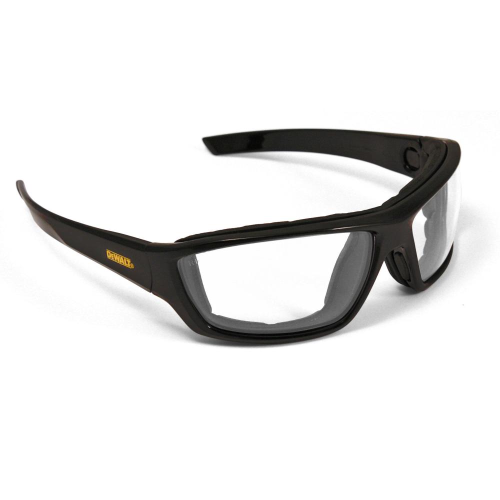 DPG83 Converter™ Safety Glass/Goggle Hybrid - Black Frame - Clear Anti-Fog Lens