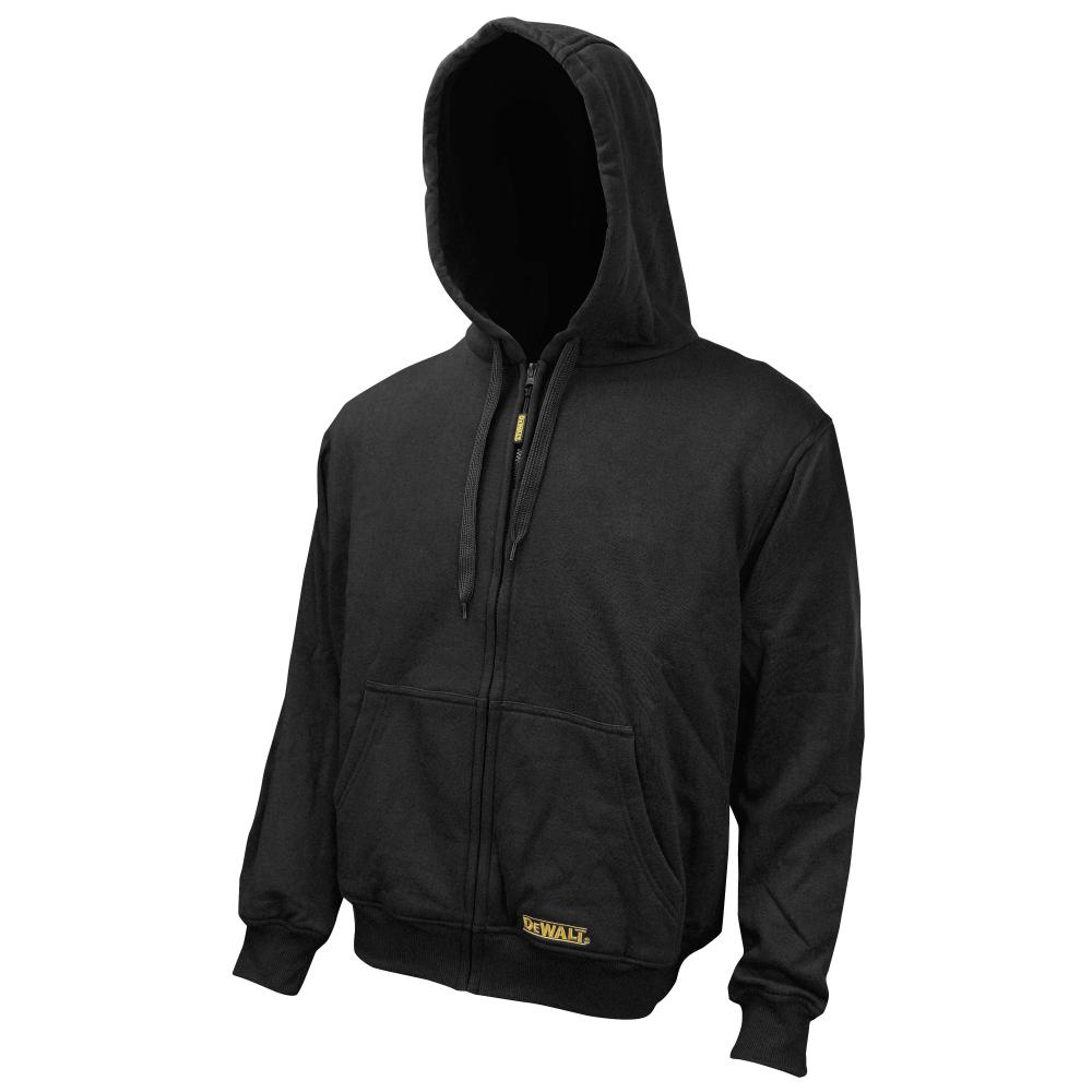 Men&#39;s Heated Hoodie Sweatshirt without Battery - Black - Size L