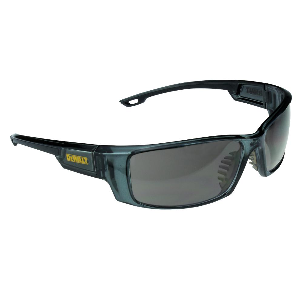 DPG104 Excavator™ Safety Glass - Black Frame - Smoke Lens