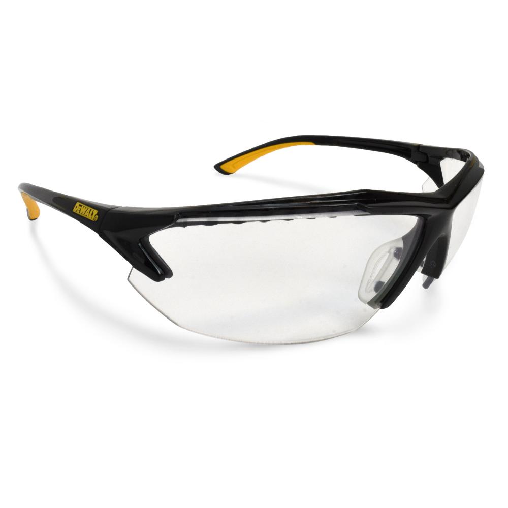 DPG106 Spector™ In-Viz Bifocal Safety Glass - Black / Yellow Frame - Clear Lens - 2.0 Diopter