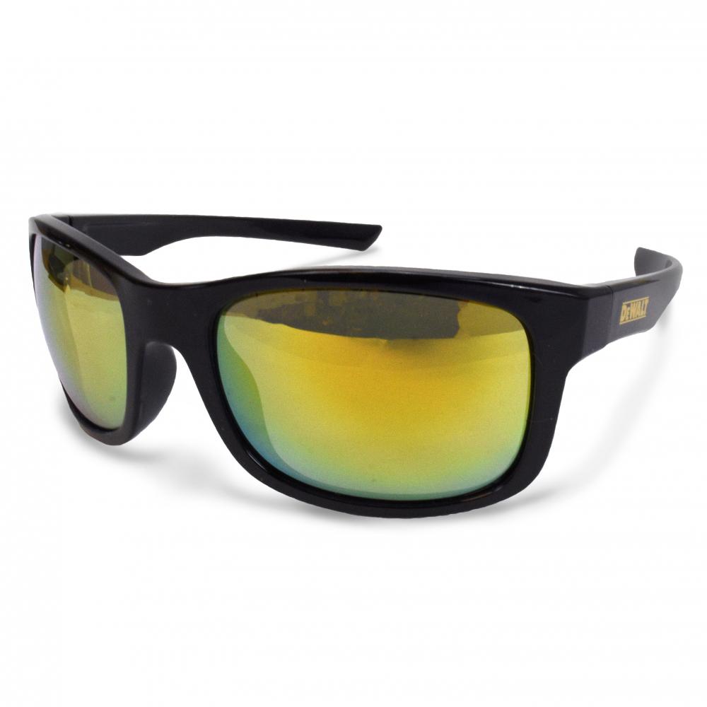 DPG107 Supervisor® Premium Safety Eyewear - Black Frame - Yellow Mirror Lens