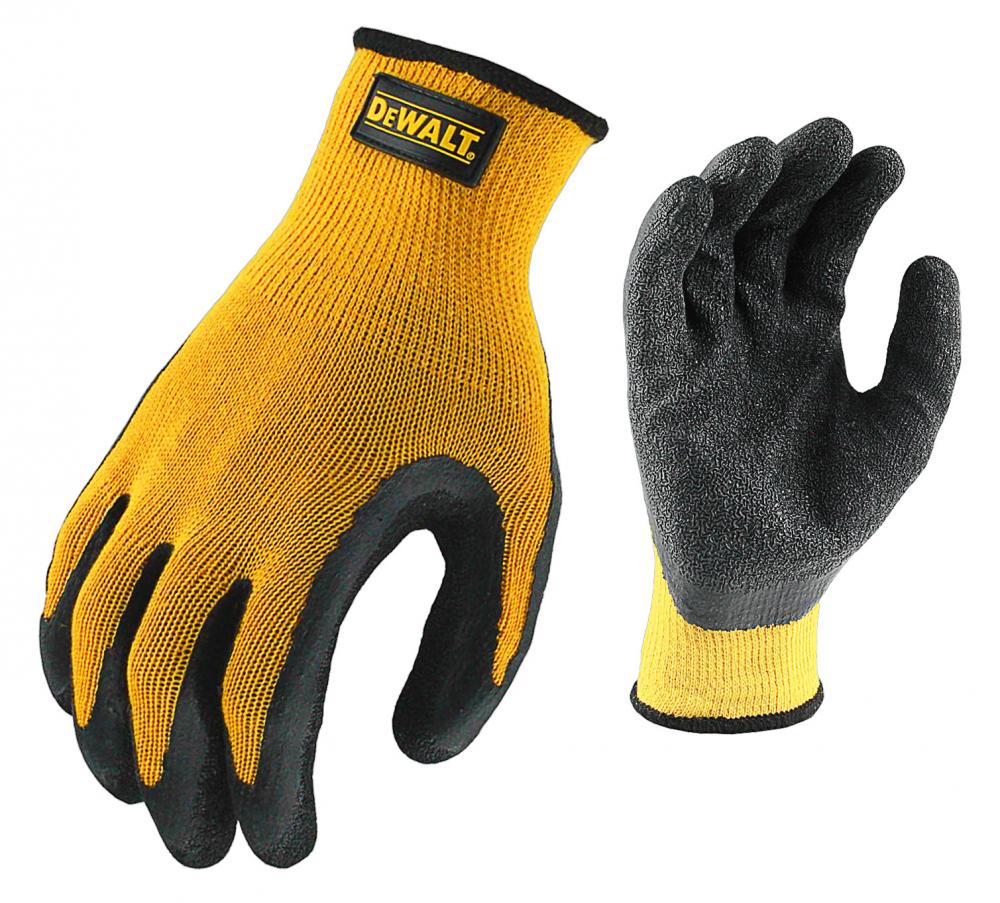 DPG70 Textured Rubber Coated Gripper Glove - Size L - 3 Pack