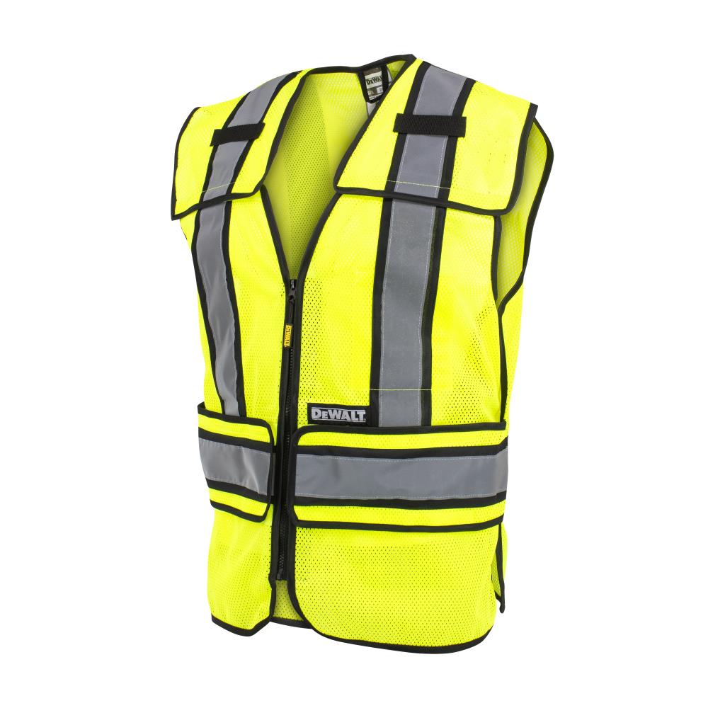 DSV421 Class 2 Adjustable Breakaway Mesh Vest - Green - Size XL-3X