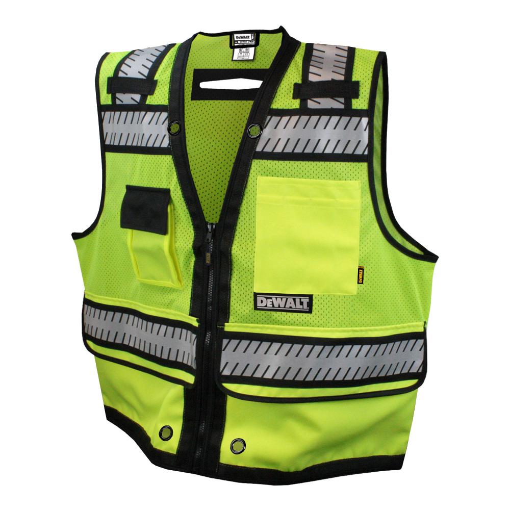 DSV521 Class 2 Heavy Duty Surveyor Vest - Green - Size 3X