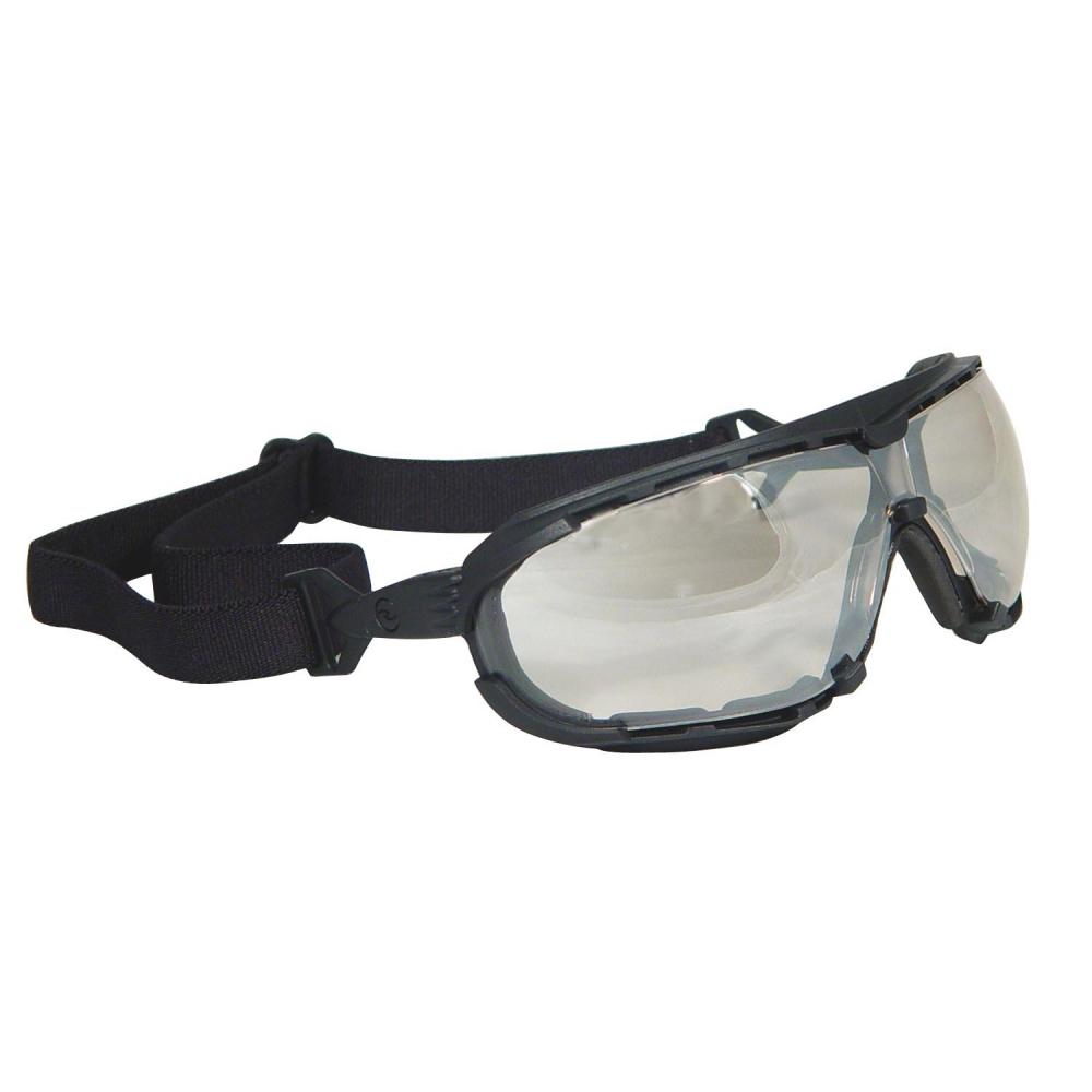 Dagger™ Foam Lined Safety Goggle - Black Frame - Indoor/Outdoor Anti-Fog Lens