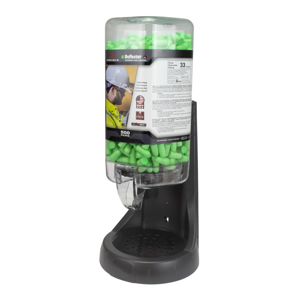 Refillable Dispenser with Deflector™ FP90 Plugs - 500 Pair