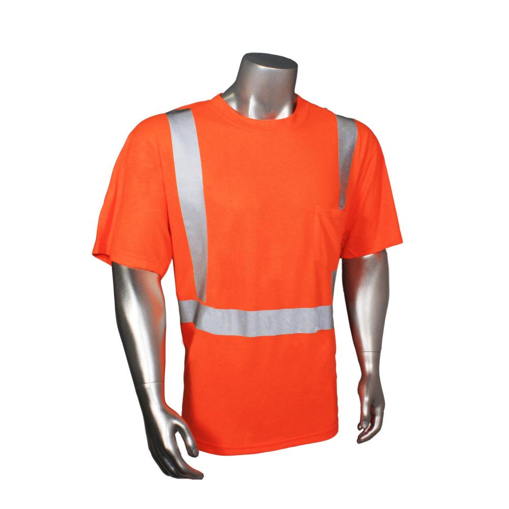 Hydrowick Short Sleeve Solid Safety T-Shirt - Orange - Size L