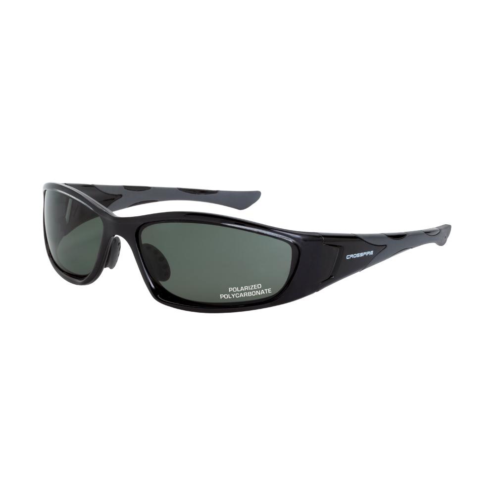 MP7 Safety Eyewear - Black Frame - Blue-Green Polarized Lens