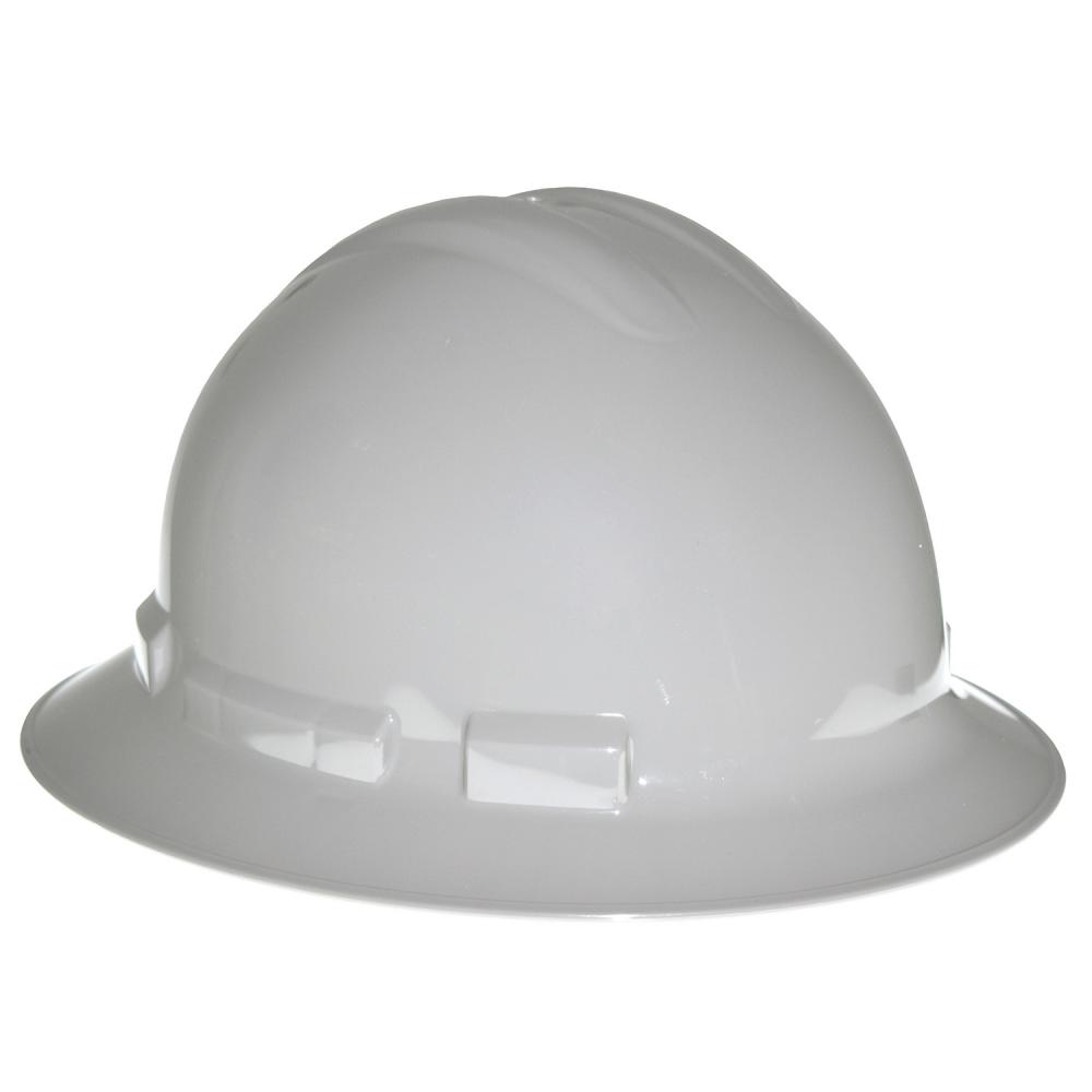 Quartz™ Full Brim 4 Point Ratchet Hard Hat - Gray