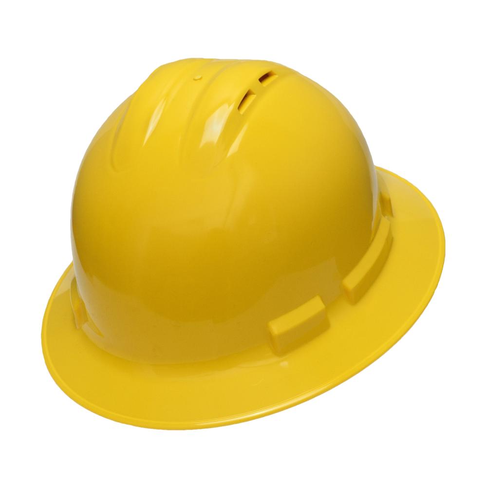 Quartz™ Vented Full Brim Hard Hat - Yellow