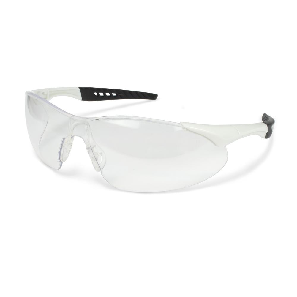 Rock™ Safety Eyewear - White Frame - Clear Anti-Fog Lens