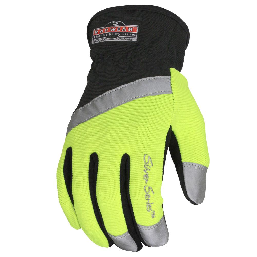 RWG100 Radwear® Silver Series™ Synthetic High Visibility All Purpose Utility Glove - Size XL