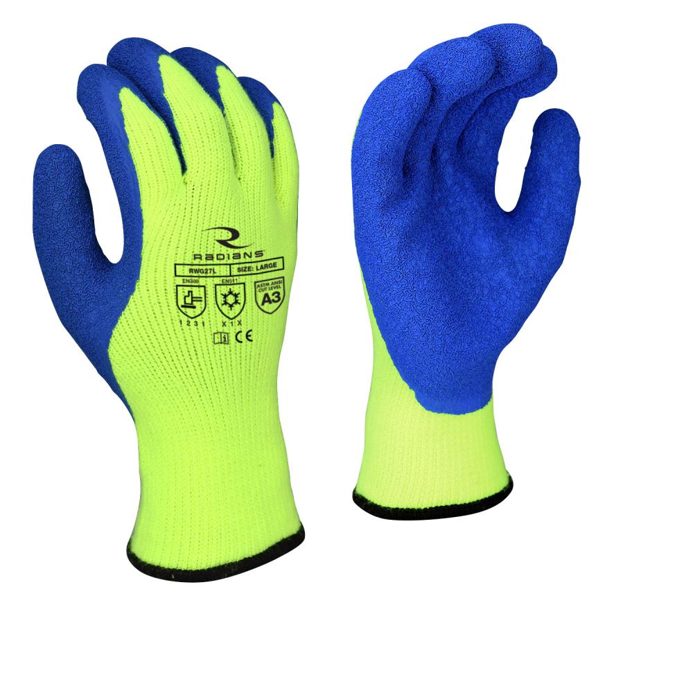 RWG27 Cut Protection Level A3 Dipped Winter Gripper Glove - Size XL