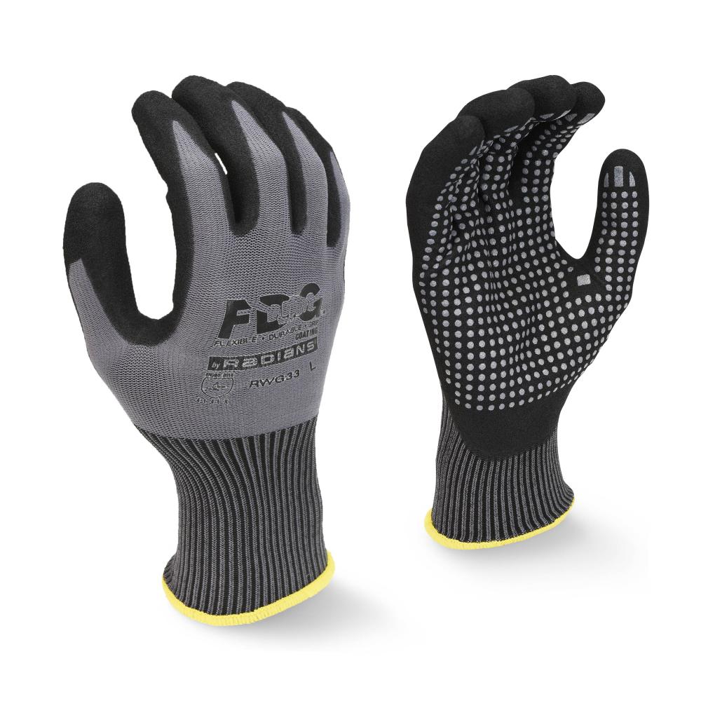 RWG33 FDG Palm Coating with Nitrile Dots Work Glove - Size XL