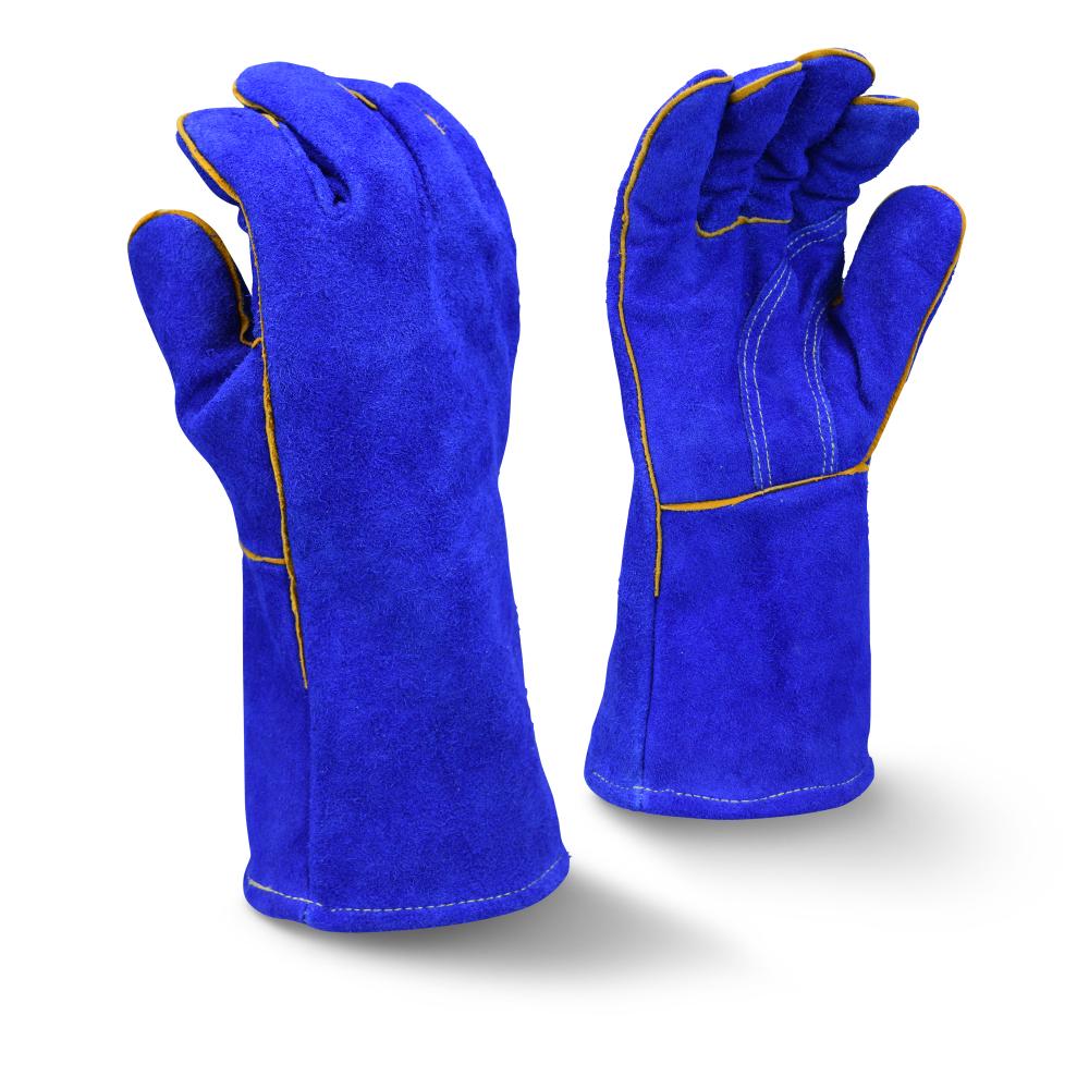 RWG5210 Blue Regular Shoulder Split Leather Welding Glove - Size XL