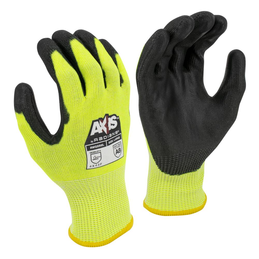 RWG558 AXIS™ Cut Protection Level A7 PU Coated Glove - Size M