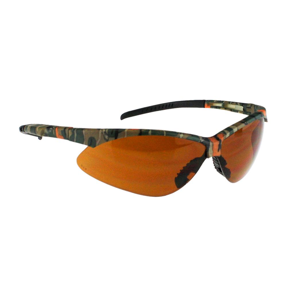 Rad-Apocalypse™ Camo Safety Eyewear - Camo Frame - Bronze Anti-Fog Lens