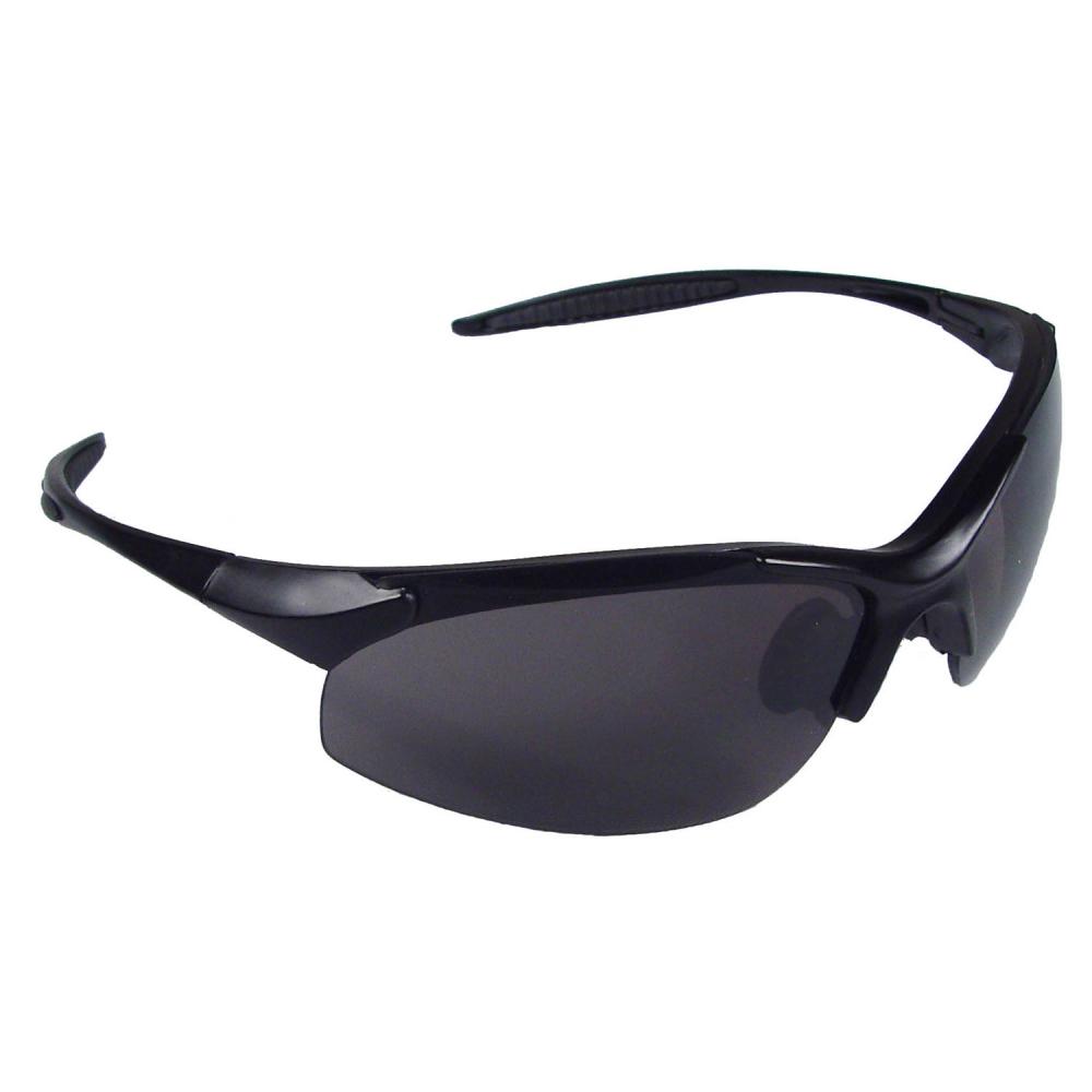 Rad-Infinity™ Safety Eyewear - Black Frame - Smoke Lens