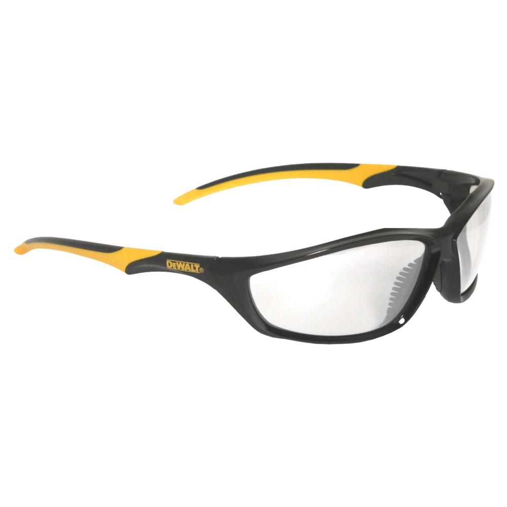 DPG96 Router™ Safety Glass - Black/Yellow Frame - Clear Anti-Fog Lens