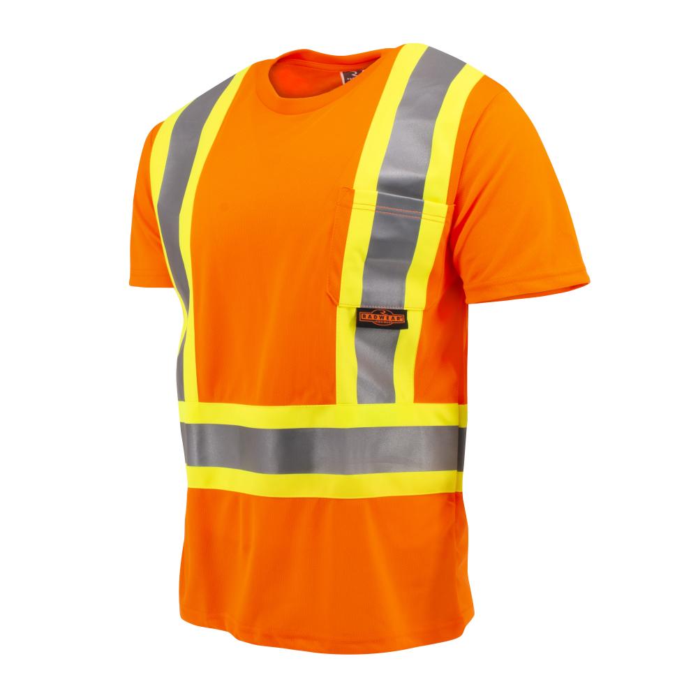 ST11X Class 2 Short Sleeve Safety T-Shirt X-Back - Hi Vis Orange - Size 2X