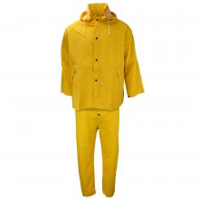 Radians 10160-55-2-YEL-5X - 1600S Economy 3-Piece Rain Suit - Safety Yellow - Size 5X