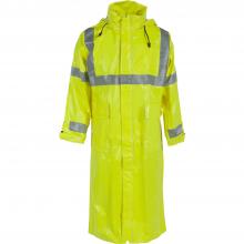 Radians 26267-30-1-HLI-S - 267AC Dura Arc II Coat with Attached Hood - Hi-Vis Lime - Size S