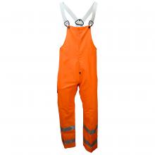 Radians 29092-13-1-FOR-XL - 9002BTD Telcom Bib Trouser with Fly - Fluorescent Orange - Size XL