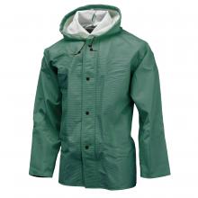 Radians 56001-00-2-GRN-5X - 56AJ Dura Quilt Jacket with Hood - Green - Size 5X