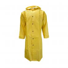 Radians 56001-30-2-YEL-4X - 56AC Dura Quilt Coat with Hood - Safety Yellow - Size 4X