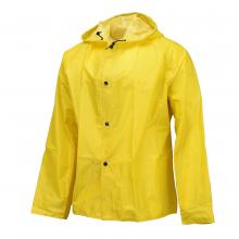 Radians 77001-00-1-YEL-S - 77AJ Sani Light Jacket with Hood - Safety Yellow - Size S
