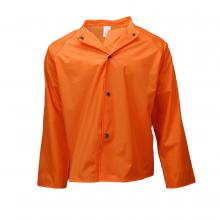 Radians 77001-01-1-ORG-2X - 77SJ Sani Light Jacket with Snaps - Orange - Size 2X