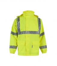 Radians 91001-40-1-LIM-S - 9100APK Air-Tex Parka with Hood - Lime - Size S