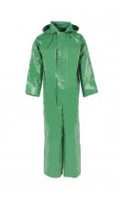Radians 96001-50-1-GRN-L - 96ACA Chem Shield Coverall with Hood - Green - Size L