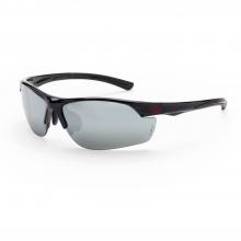 Radians 1663 - AR3 Premium Safety Eyewear - Shiny Black Frame - Silver Mirror Lens