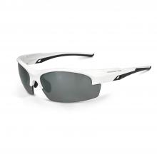 Radians 40227 - Crucible Premium Safety Eyewear - White Frame - Polarized Silver Mirror Lens