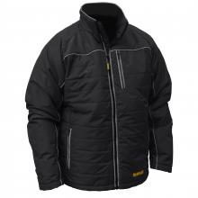 Radians DCHJ075B-3X - Men's Heated Quilted Soft Shell Jacket without Battery - Quilted Black - Size 3X