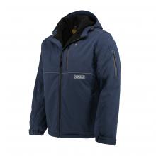 Radians DCHJ101D1-L - Men's Heated Soft Shell Jacket with Sherpa Lining Kitted - Navy - Size L