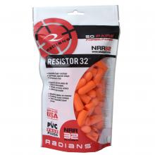 Radians FP70BG50 - Resistor® 32 Foam Earplugs Bag - Uncorded - Orange - 50 Pair Bag