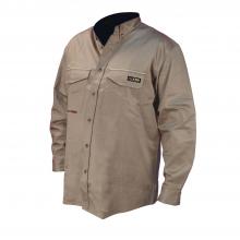 Radians FRS-001K-L - FRS-001 VolCore™ Long Sleeve Button Down FR Shirt - Khaki - Size L